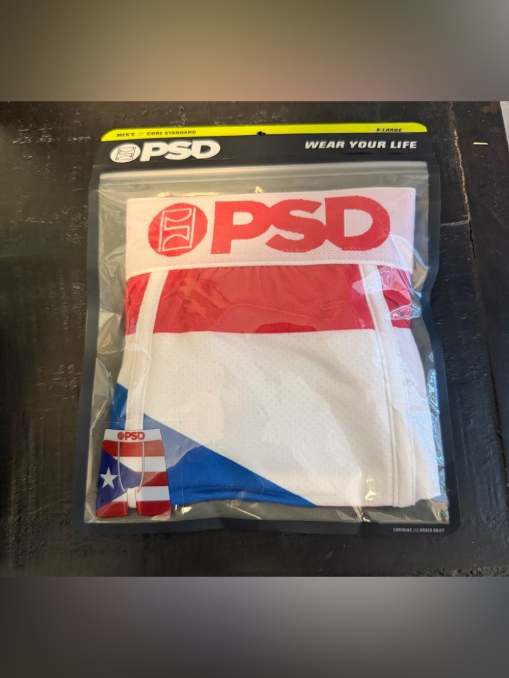 PSD Men’s XL boxer briefs- Puerto Rico- nwt
